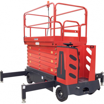 Самоходный ножничный подъемник GROST Sky 0.3-13 с аккумуляторным электродвигателем и электроподъемом по выгодной цене в Сарапуле. Надежное качество и лучшие условия ждут вас.